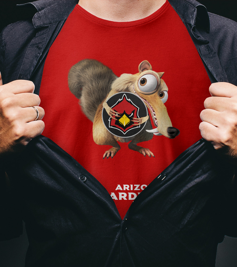 Arizona Cardinals Scrat Ice Age Collaboration T-Shirt