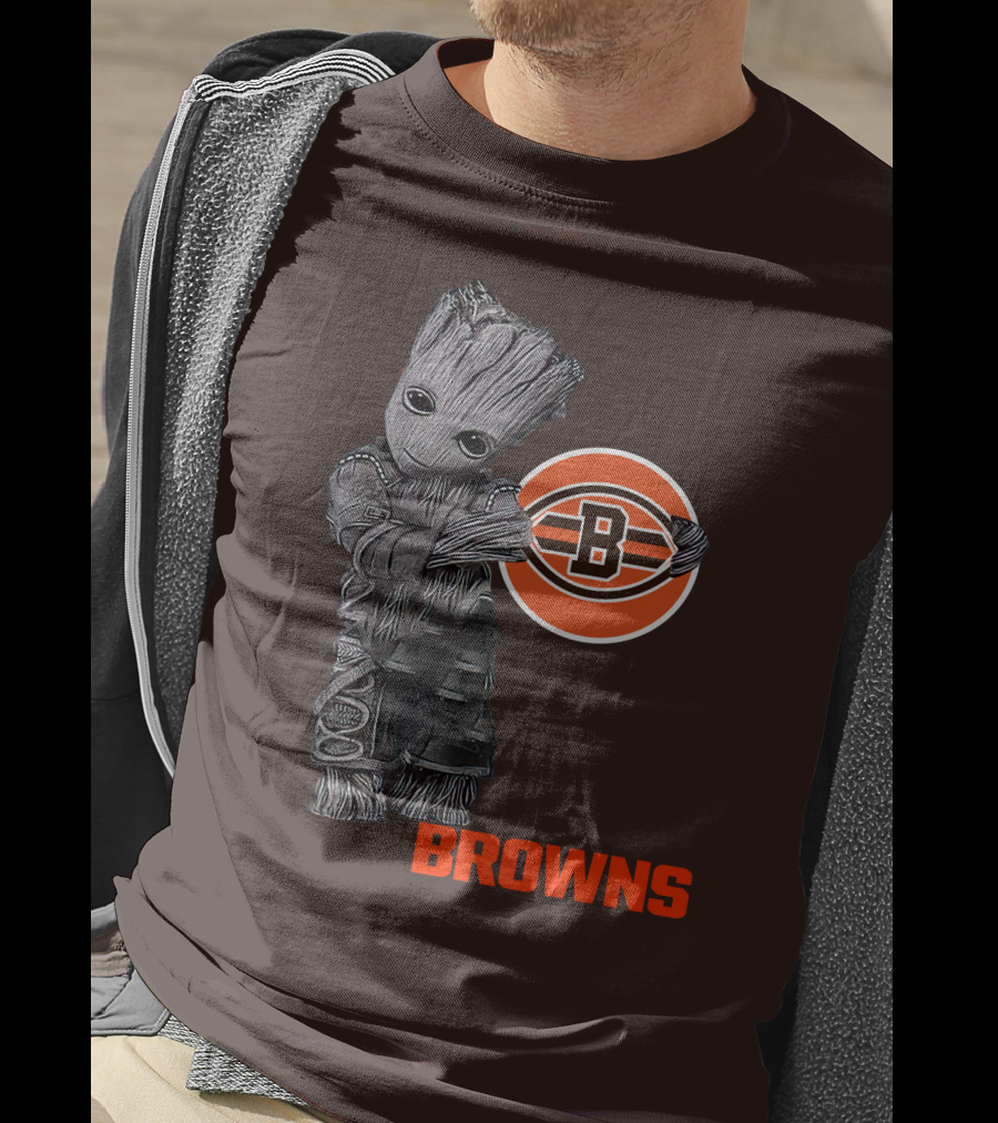 Browns Groot Meets Football Team Spirit T-Shirt