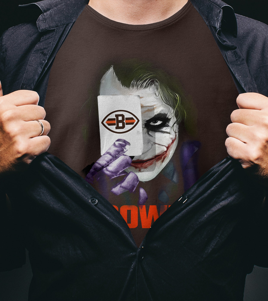 Browns Joker Card T-Shirt