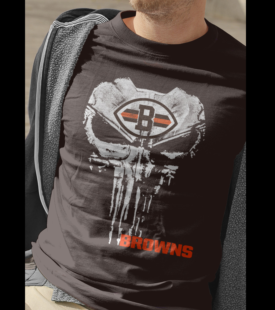 Browns Skull Logo B T-Shirt