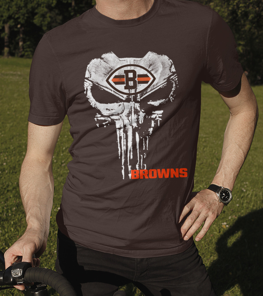 Browns Skull Logo B T-Shirt
