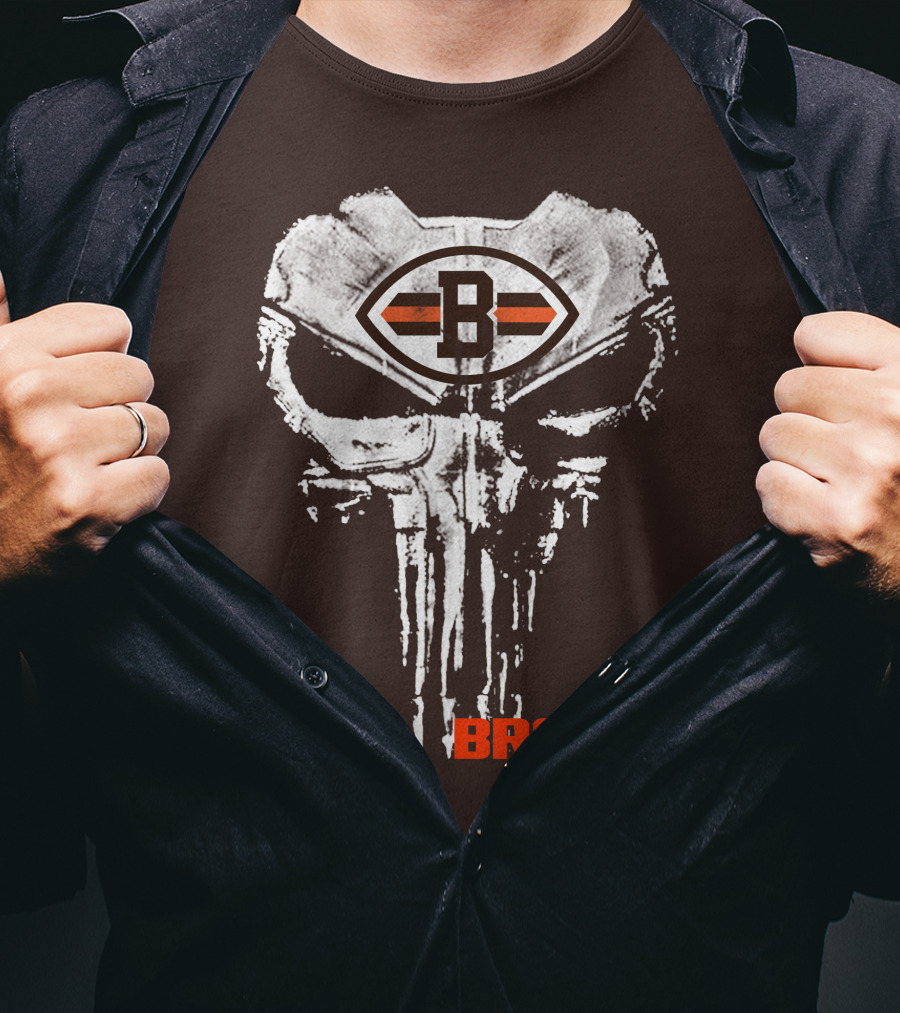 Browns Skull Logo B T-Shirt