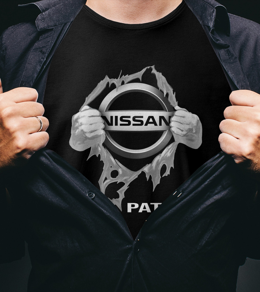 Nissan Patrol Logo Tearing Through T-Shirt