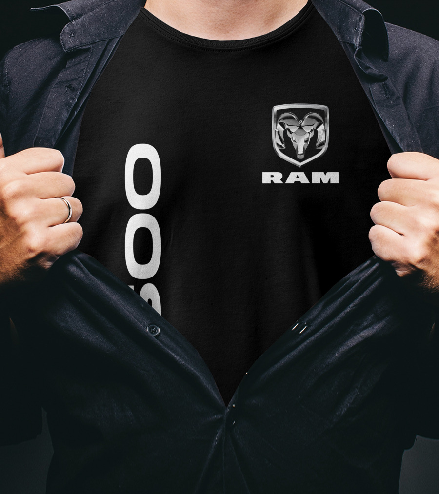 Ram 1500 Logo Truck Brand Identity T-Shirt