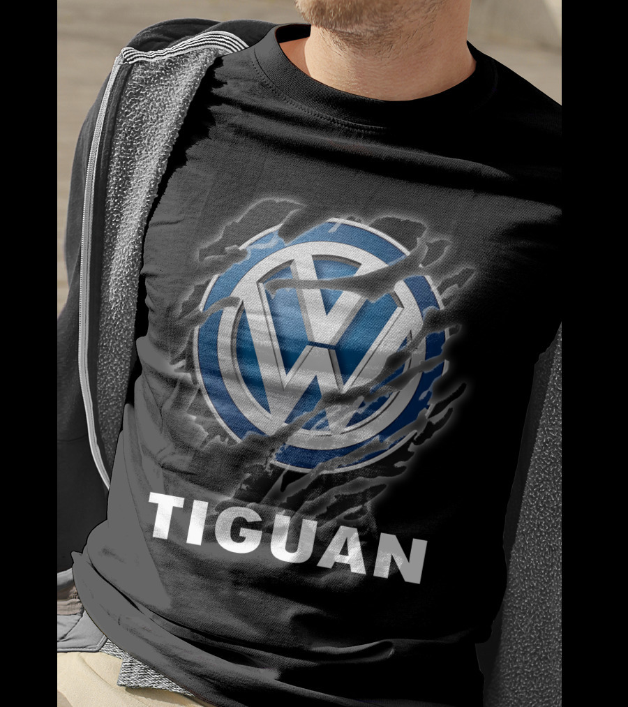 Tiguan Volkswagen Logo Scratch T-Shirt