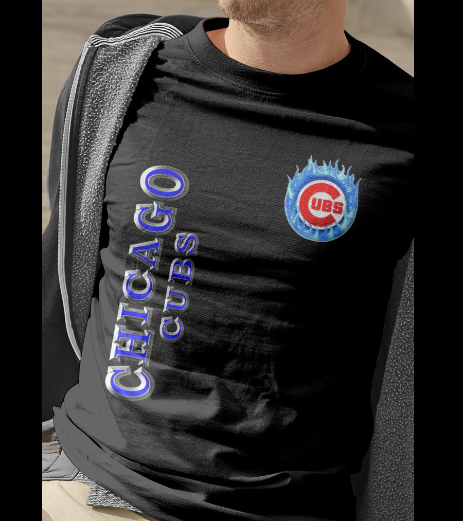 Chicago Cubs 03 Flame T-Shirt