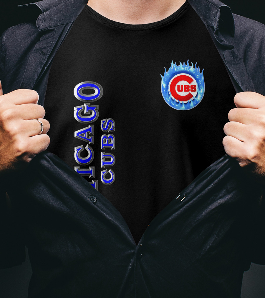 Chicago Cubs 03 Flame T-Shirt