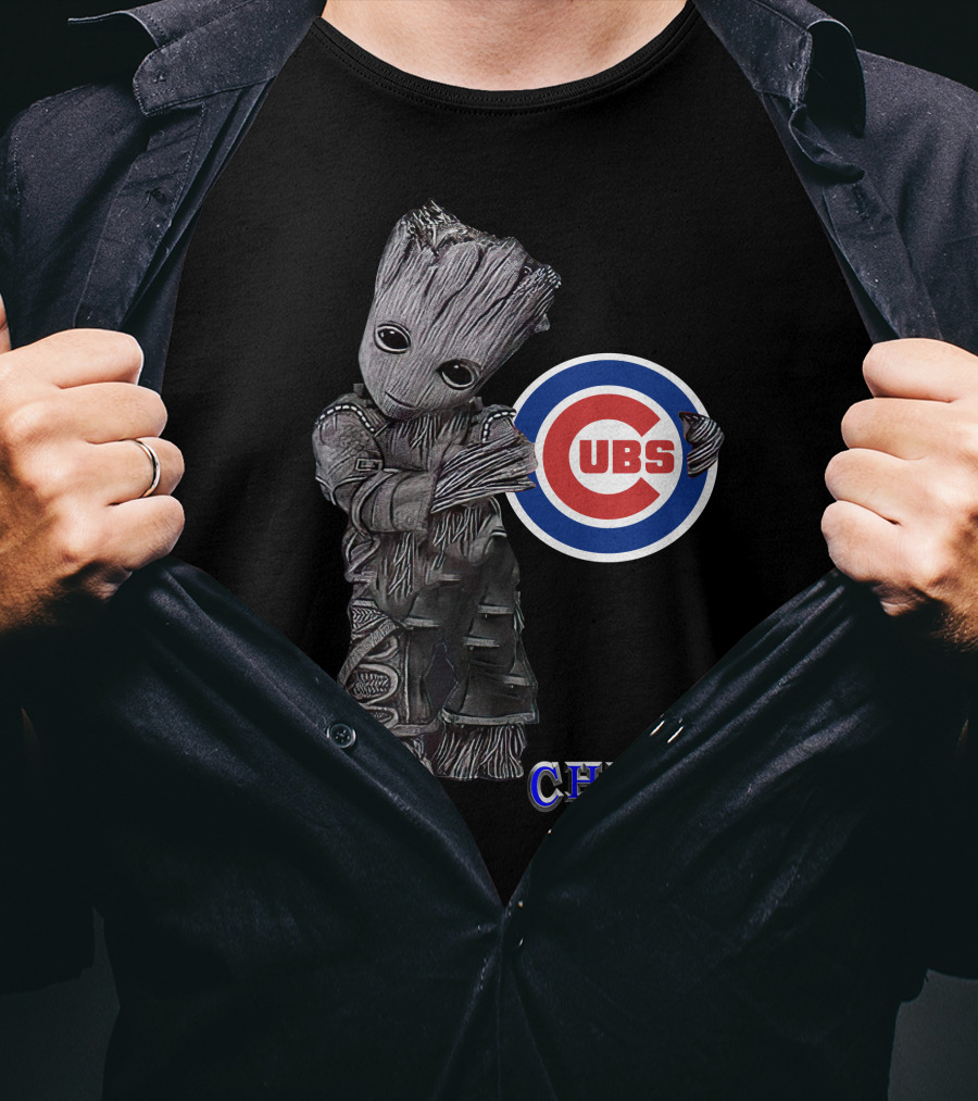 Chicago Cubs Groot Character T-Shirt