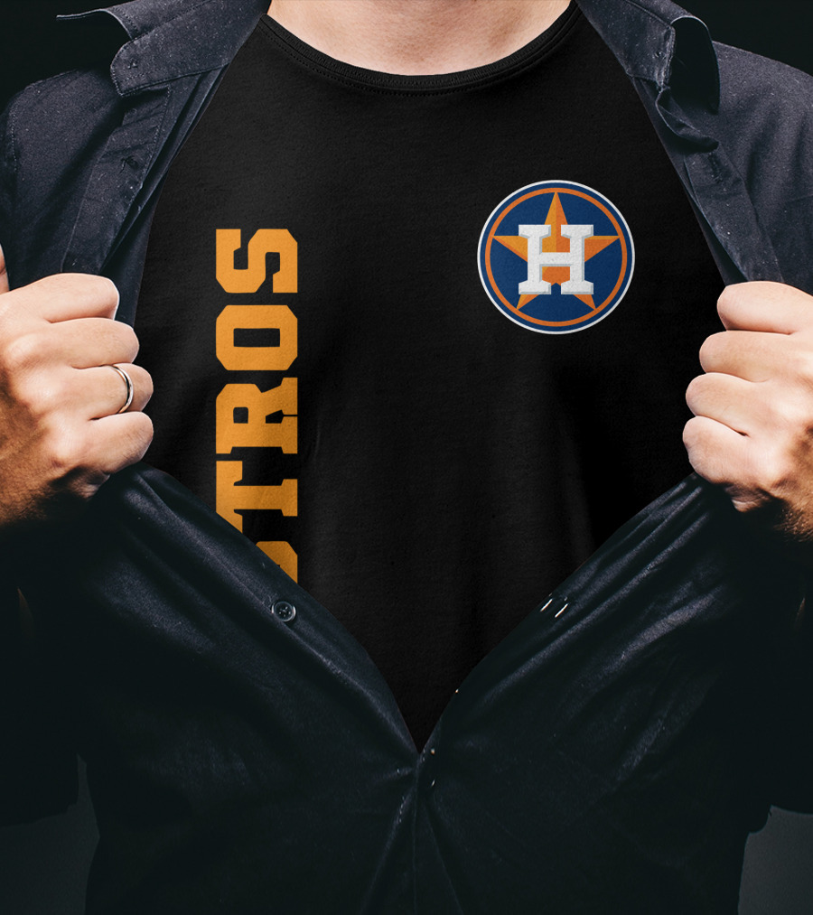 Astros Houston Logo Vertical T-Shirt
