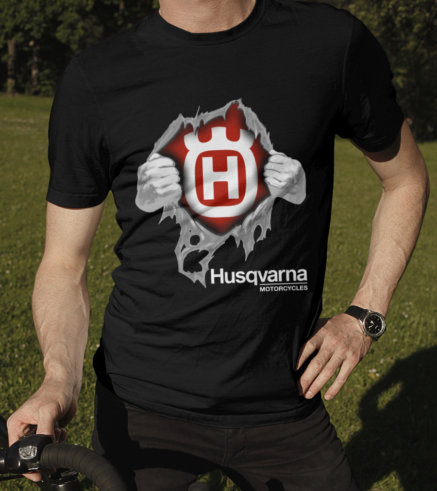 Husqvarna Motorcycles Iconic Emblem Unveiling T-Shirt