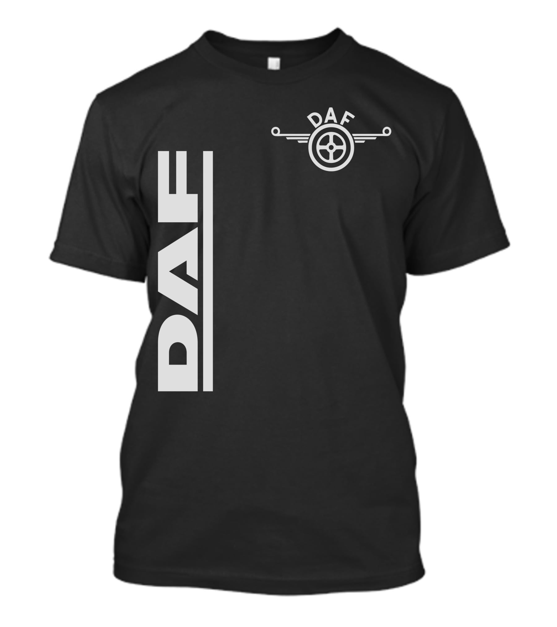 Daf Steering Wheel Emblem With Vertical T-Shirt