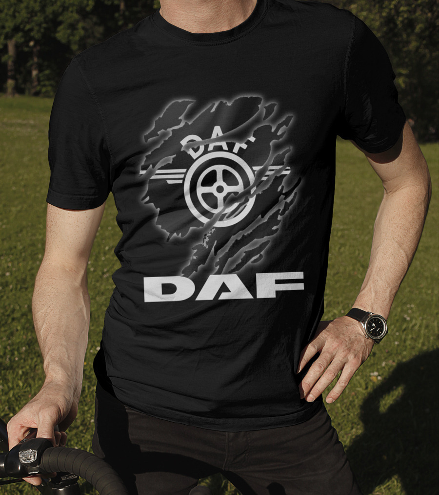 Daf Wheel Logo Claw Marks T-Shirt