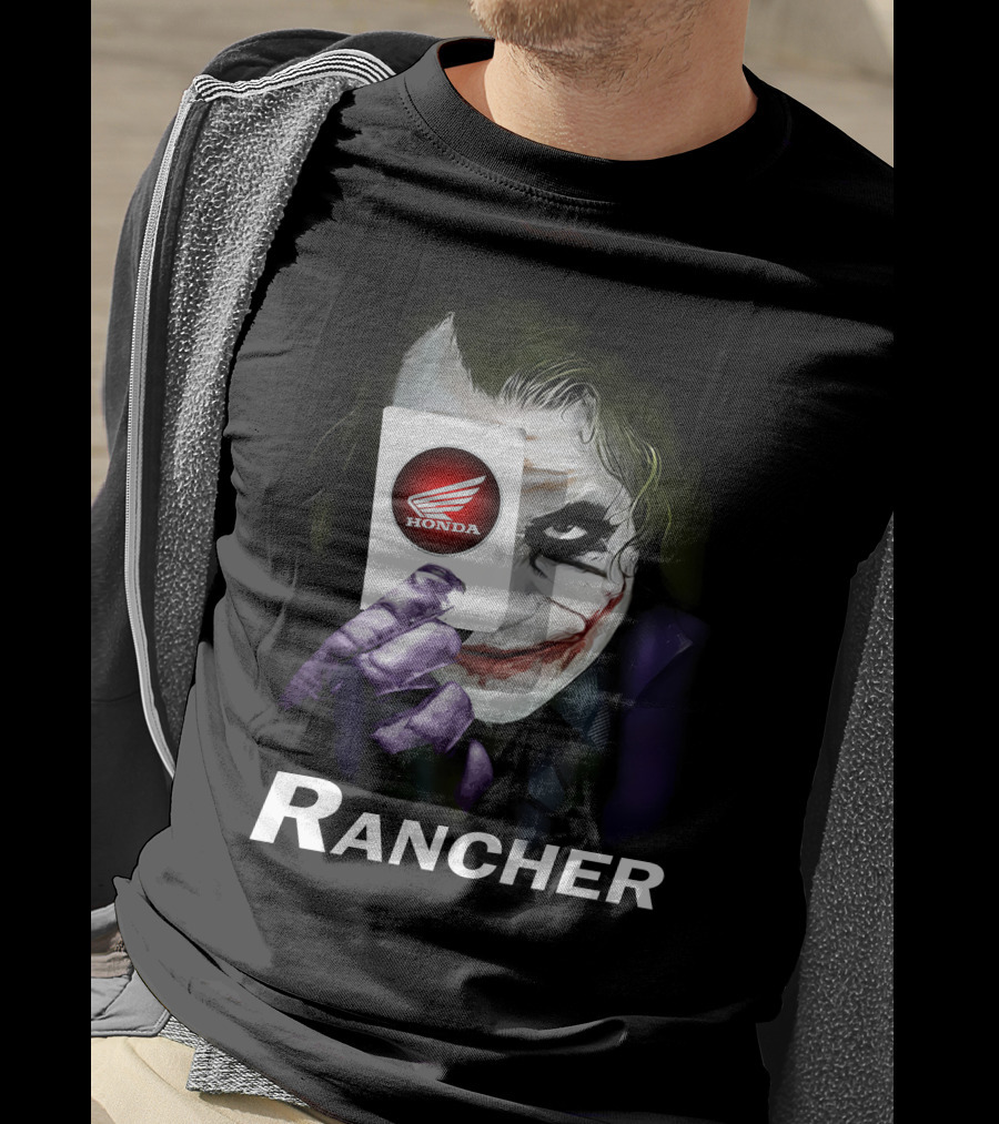 Rancher Honda Joker Playing Card T-Shirt
