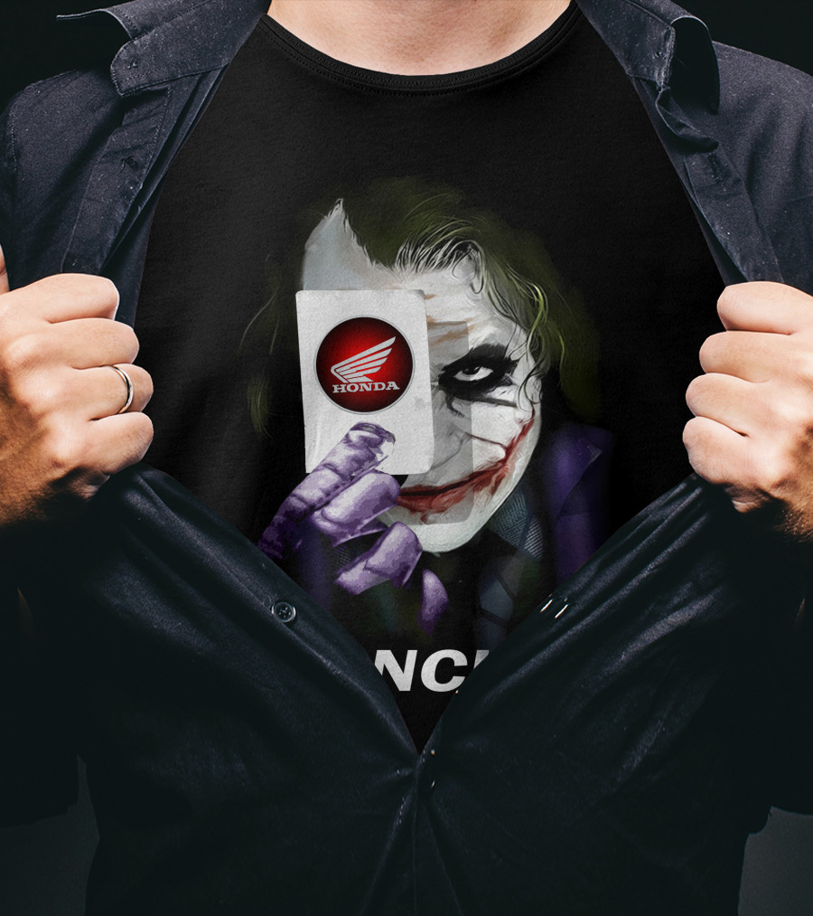 Rancher Honda Joker Playing Card T-Shirt