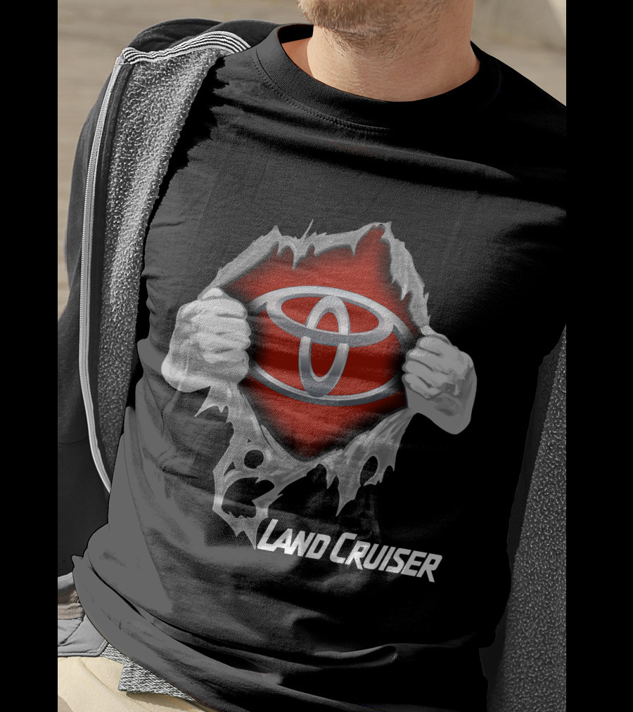 Land Cruiser Toyota Emblem Ripped T-Shirt