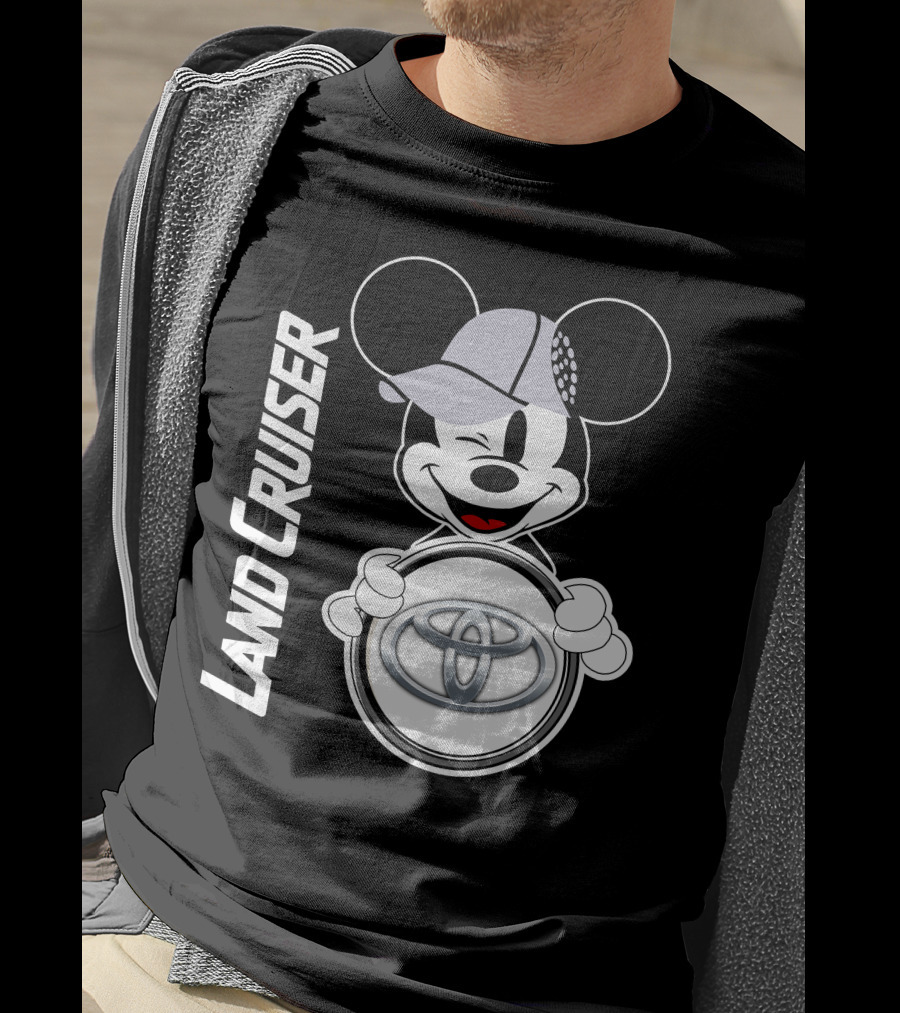 Land Cruiser Toyota Mickey Mouse Collaboration T-Shirt