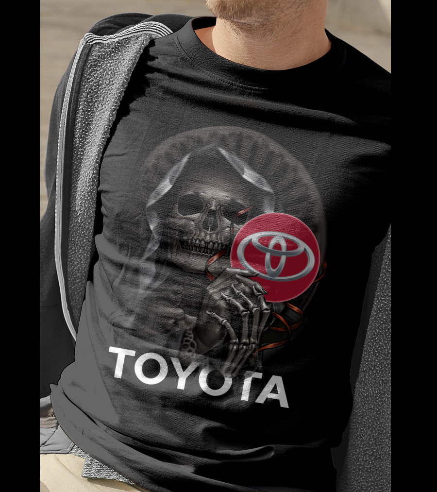 Toyota Grim Reaper Skeleton Holding T-Shirt