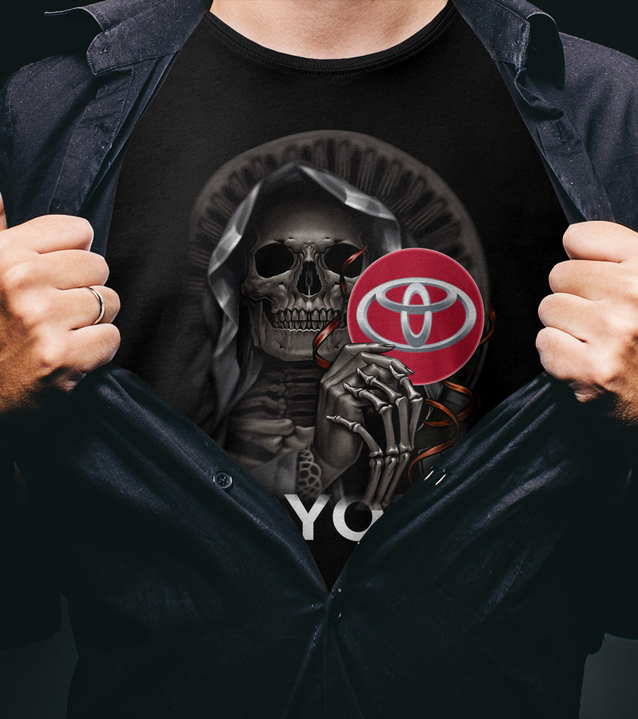 Toyota Grim Reaper Skeleton Holding T-Shirt