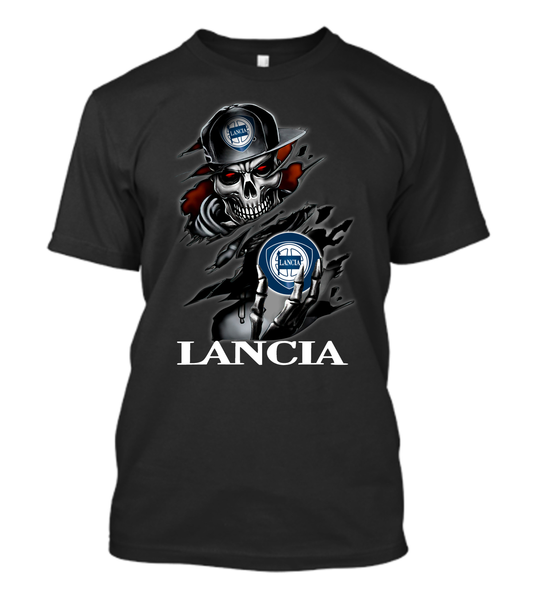 Lancia Skeleton Holding T-Shirt