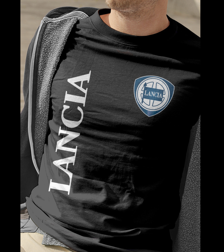 Lancia Shield Logo Vertical T-Shirt