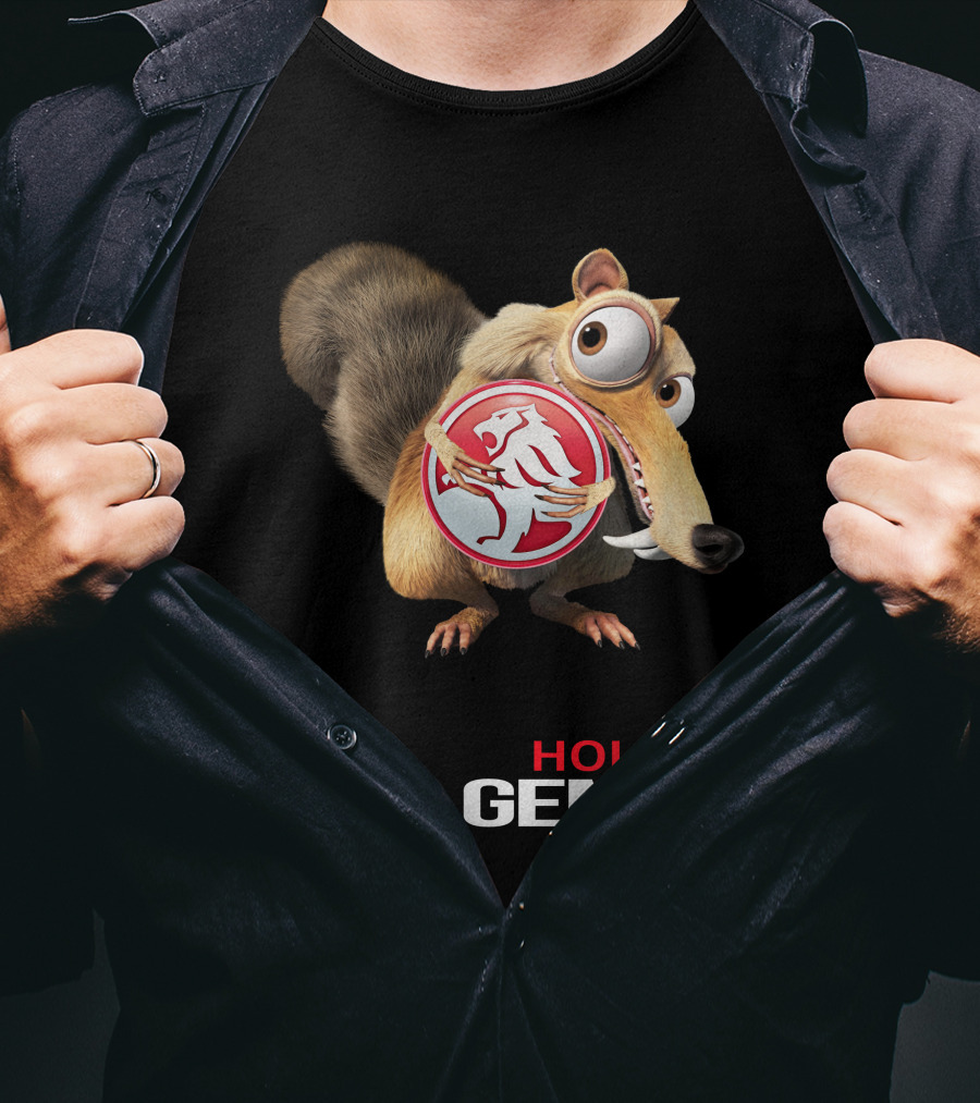 Holden Gemini Ice Age Scrat Logo Crossover T-Shirt