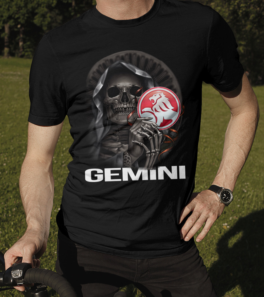 Gemini 18 Grim Reaper Holding Holden T-Shirt