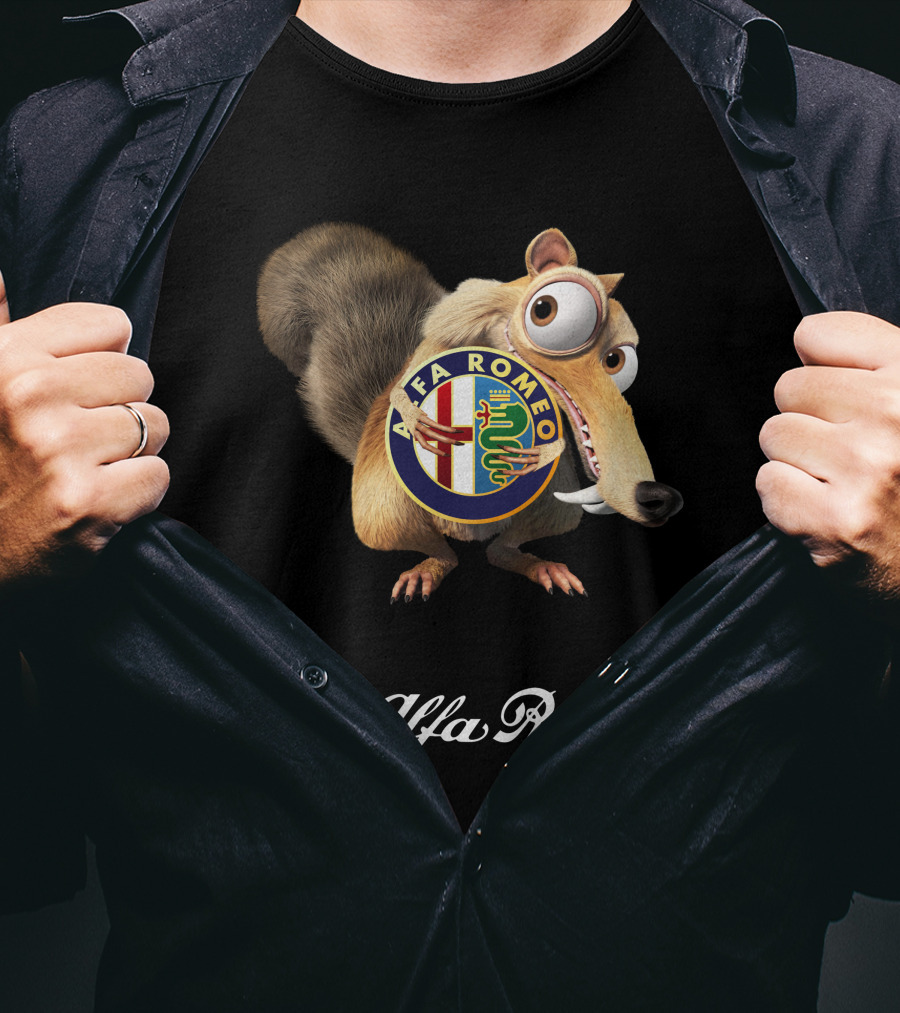 Alfa Romeo Ice Age Scrat Crossover T-Shirt