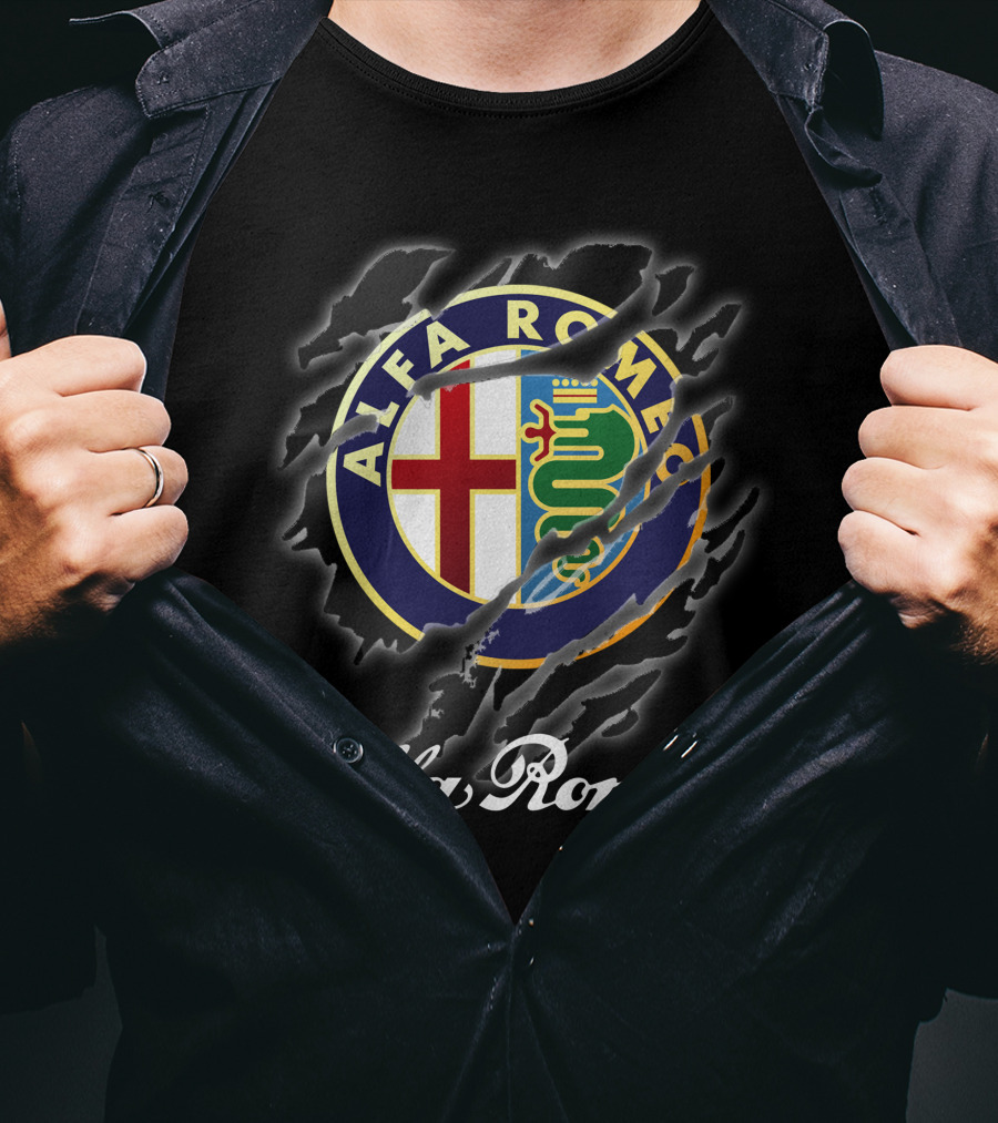 Alfa Romeo Logo With Claw Marks T-Shirt