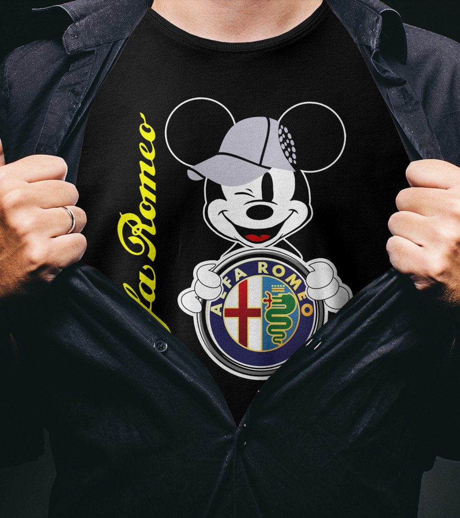 Alfa Romeo Mickey Mouse T-Shirt