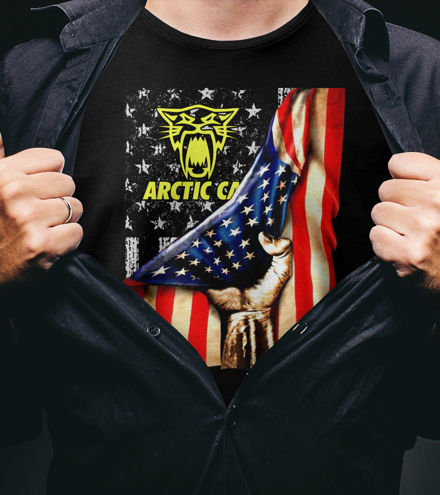 Arctic Cat American Flag Fist T-Shirt