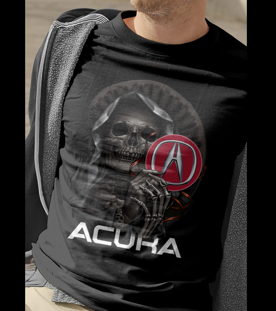 Acura Grim Reaper Skull Emblem T-Shirt