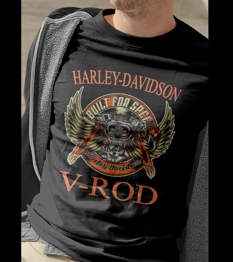 Harley Davidson V-Rod Built For Speed T-Shirt