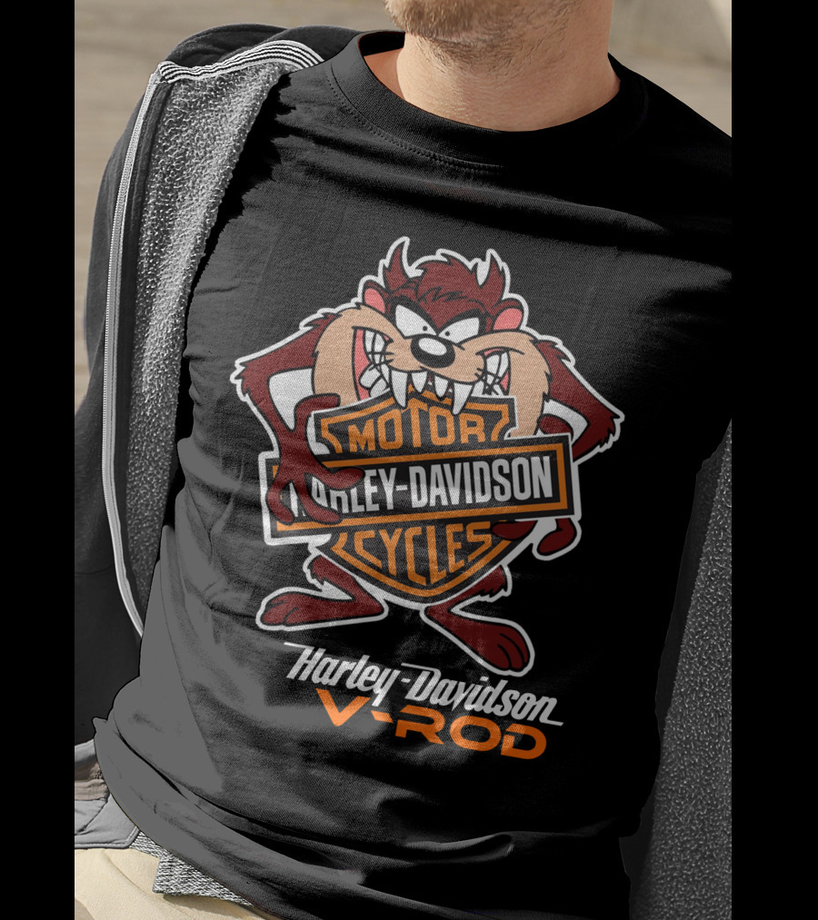 Harley Davidson V-Rod Taz Holding T-Shirt