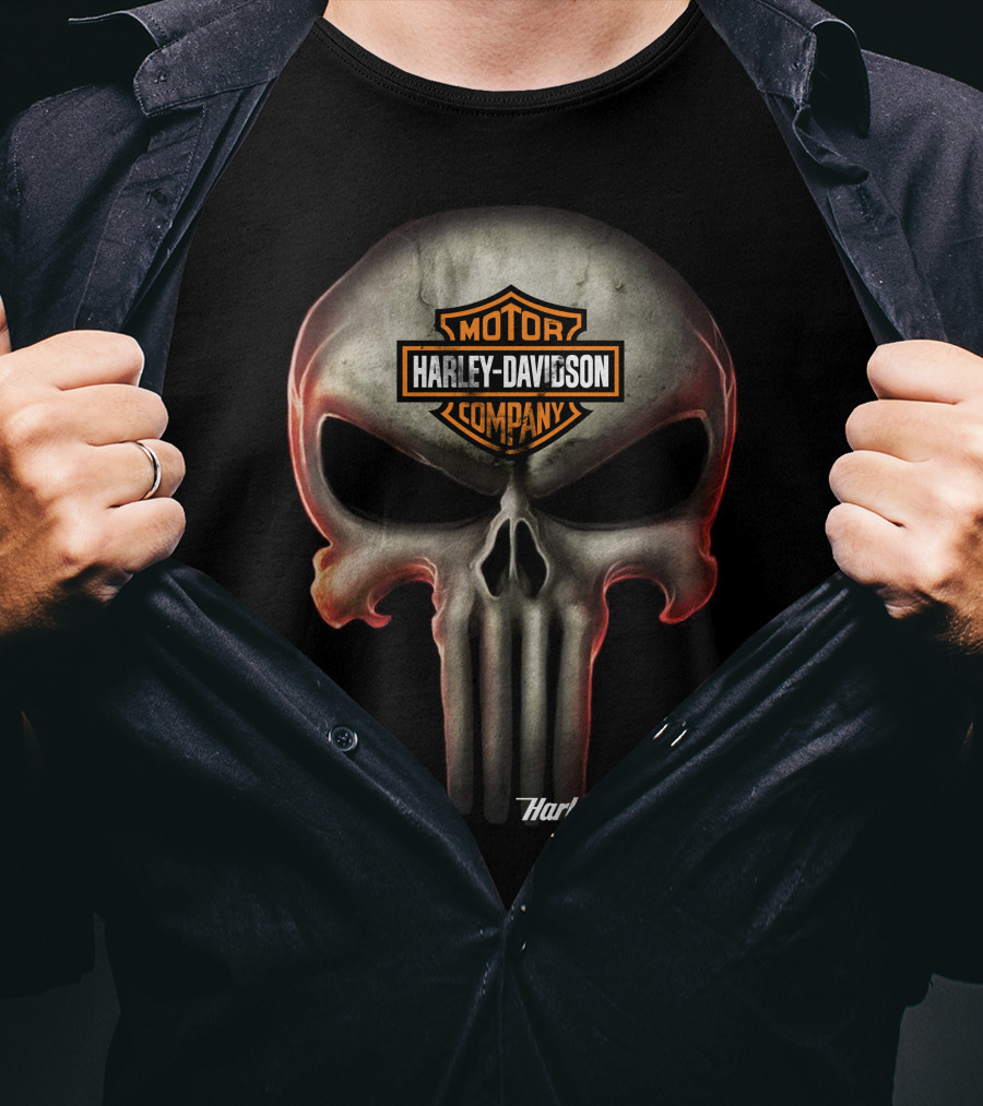 Harley Davidson Motor Company Skull T-Shirt