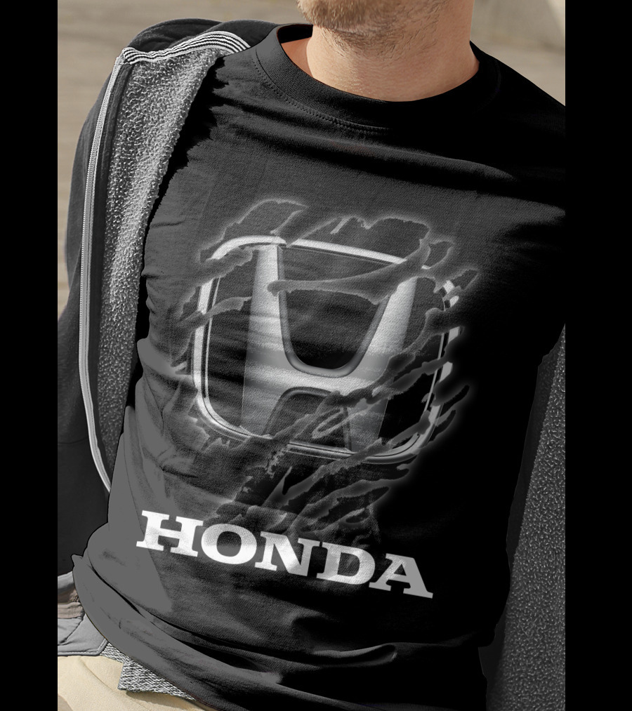 Honda Scratched Metal T-Shirt