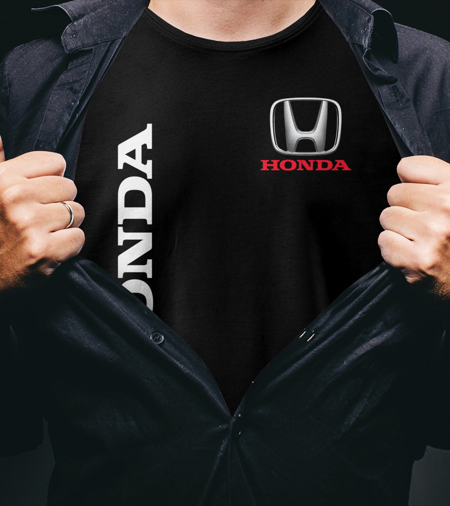 Honda Vertical Logo Emblem T-Shirt