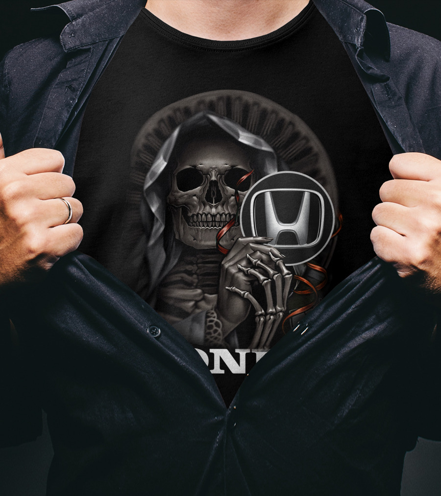 Honda Skull Reaper Holding T-Shirt
