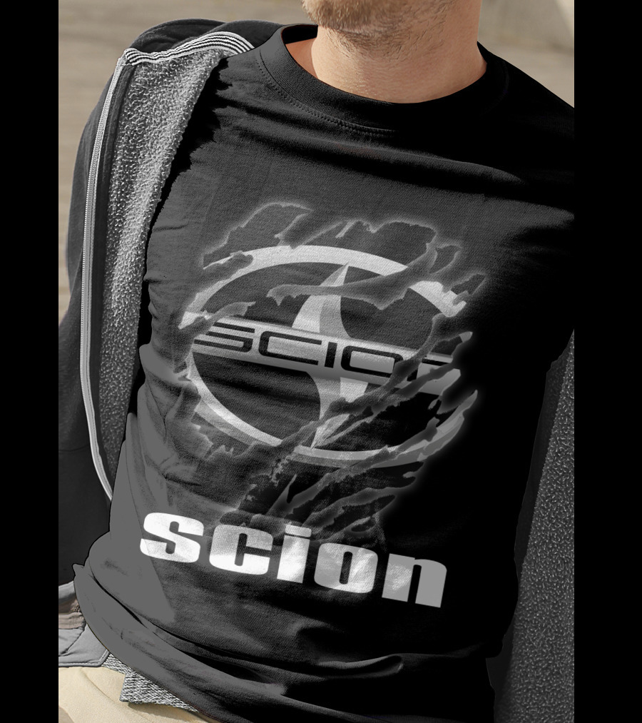 Scion Logo With Claw Marks T-Shirt