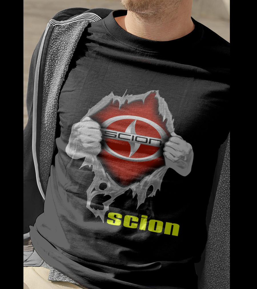 Scion Logo Ripping Through T-Shirt