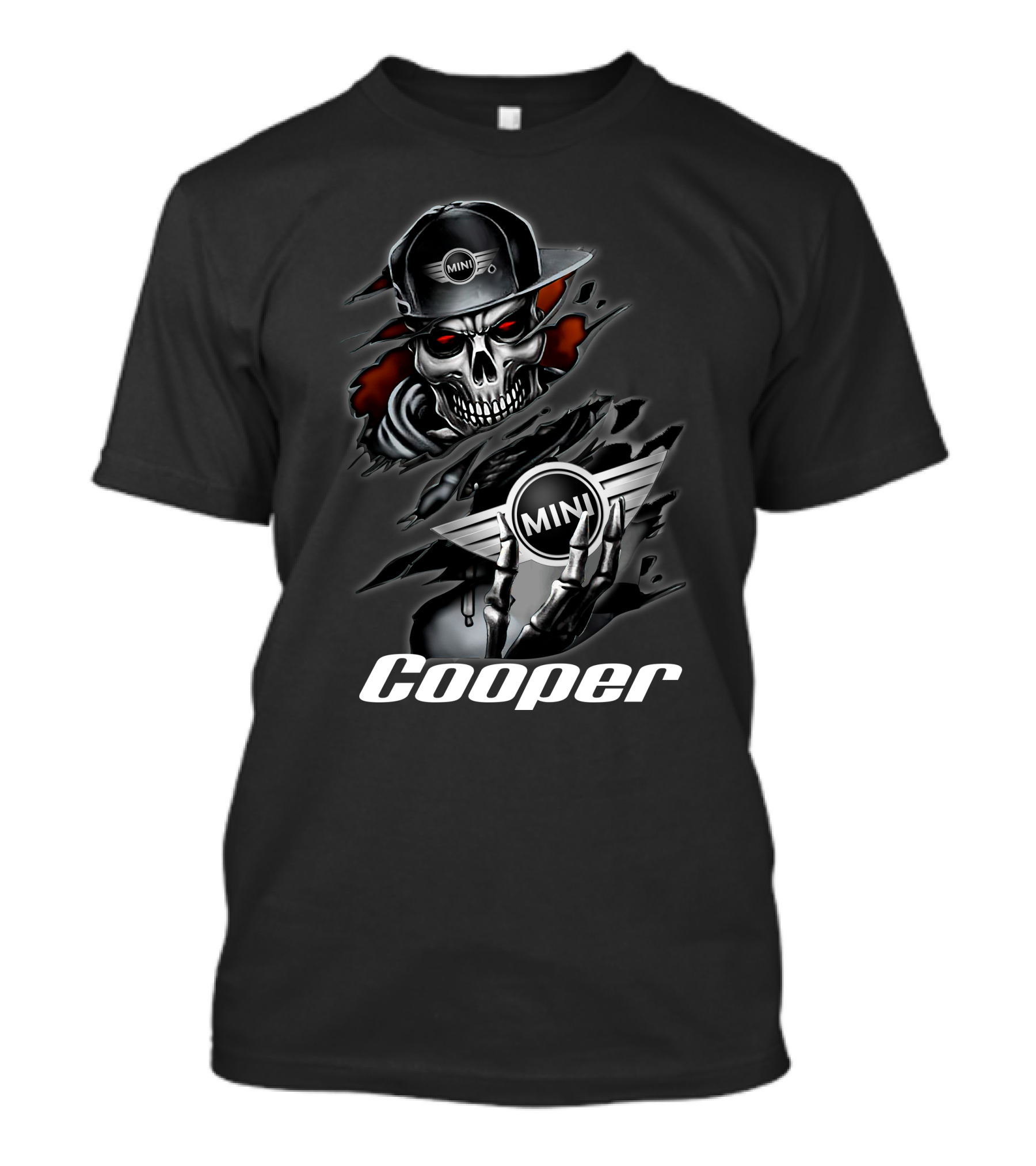 Cooper Mini Skull Hat Jacket Winged T-Shirt