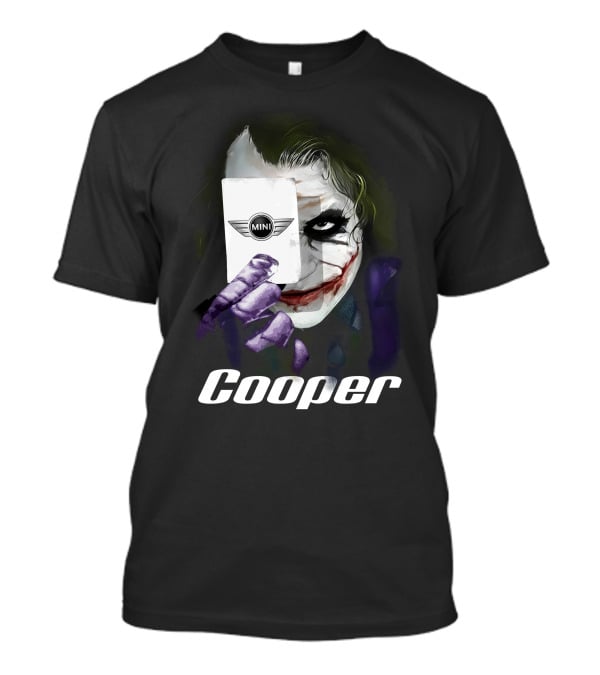 Cooper Joker Holding Mini Card T-Shirt