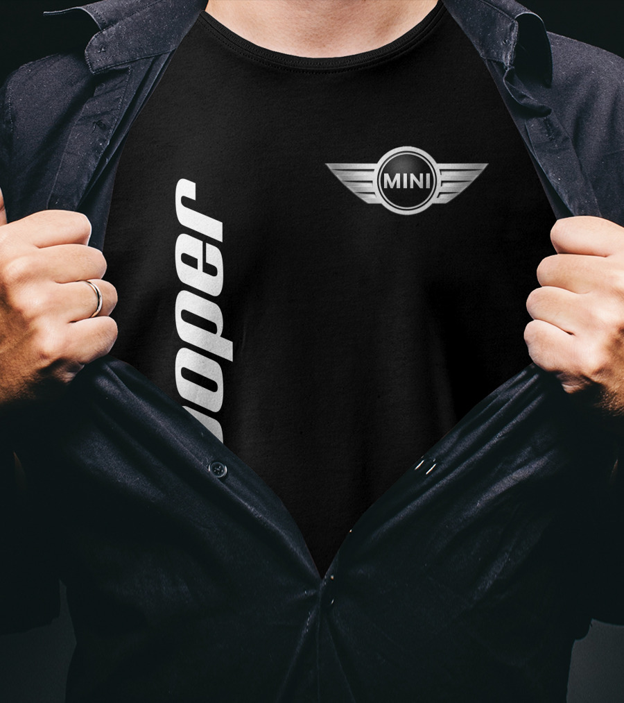 Mini Cooper Logo Vertical T-Shirt