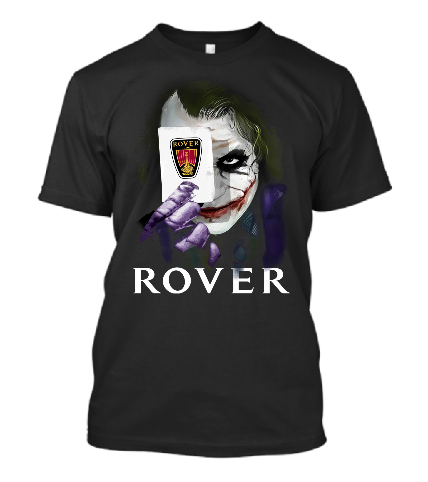 Rover Joker Card Villain Holding Car T-Shirt
