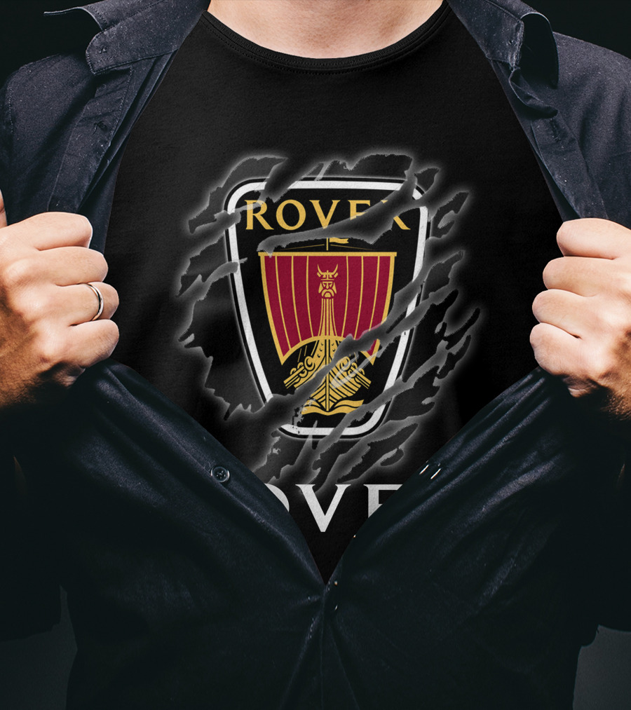 Rover Shield Emblem Claw Marks Rover12 T-Shirt