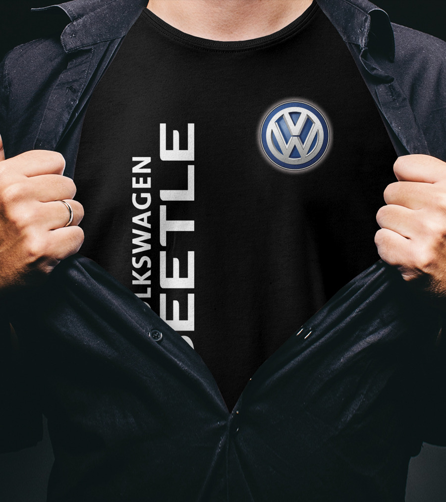 Volkswagen Beetle Vw Logo Classic Car T-Shirt