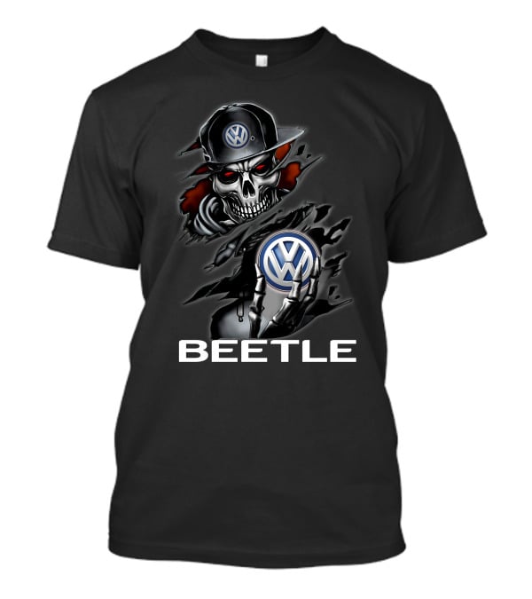 Volkswagen Beetle 08 Skull T-Shirt