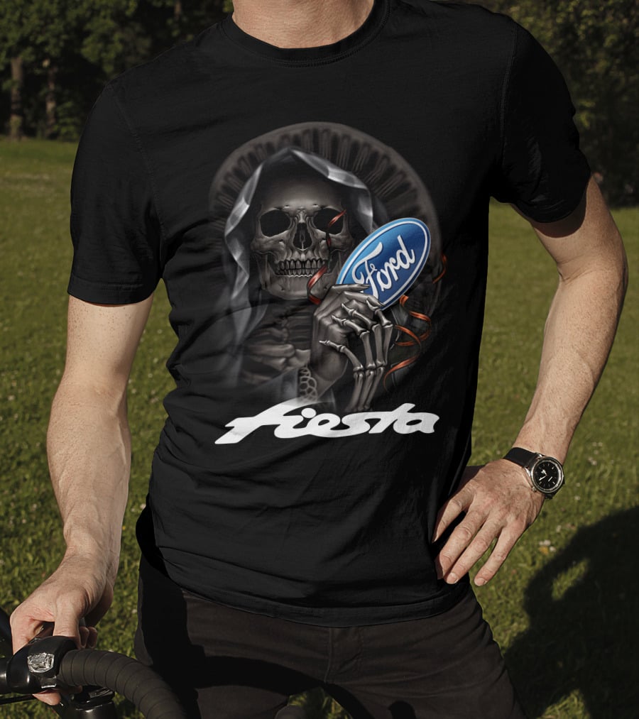 Ford Fiesta Skeleton Grim Reaper T-Shirt