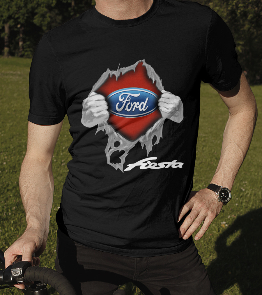 Ford Fiesta Logo Tear Reveal T-Shirt