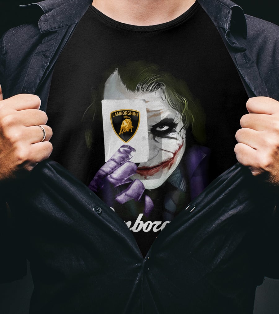 Lamborghini Joker Card Fusion T-Shirt