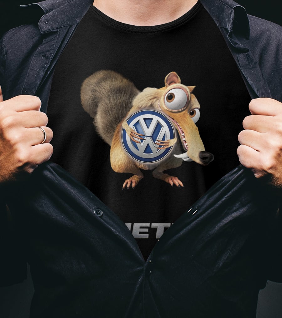 Jetta Volkswagen Ice Age Character Mashup T-Shirt